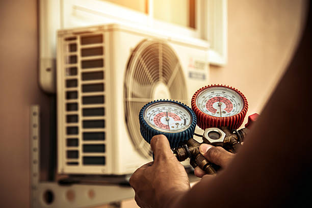 Professional Ac Installation technician working in Brightwood, VA